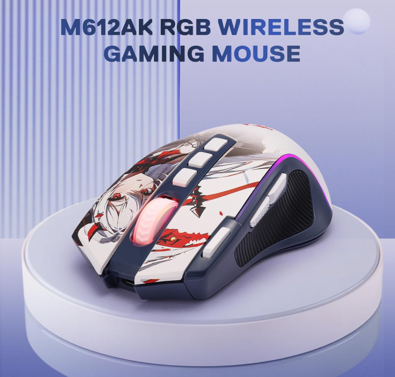 Redragon M612AK PRO RGB Gaming Mouse, 8000 DPI Wired/Wireless Optical Mouse - Image 5