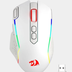 Taipan Pro M810 PRO RGB Wired And Wireless Mouse (White)
