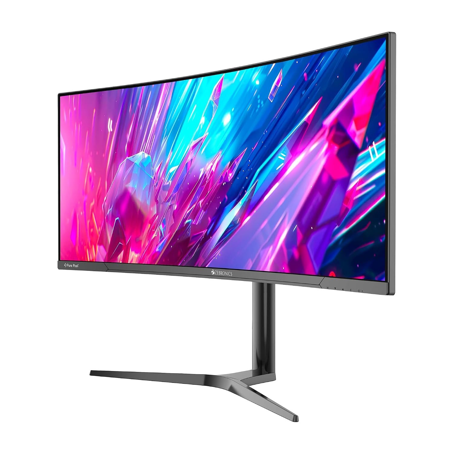 Zebronics PA234 34 Inch 1500R Curved Ultrawide Gaming Monitor, UWQHD 3440x1440, - Image 2
