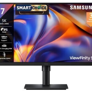 Samsung 27" 5K ViewFinity S8 Monitor (Smartchoice) |5K (5120 x 2880)|IPS Panel|Type-C 90W Charging|Inbuilt KVM Switch|Ports-HDMI/DP/LAN/USB-C/USB-A...