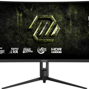 MSI MAG 342CQRF E20 34-Inch UWQHD (1500R) Gaming Monitor, 3440 x 1440 Rapid VA, 200Hz, 0.5ms